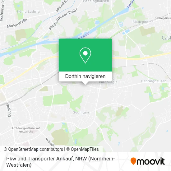 Pkw und Transporter Ankauf Karte