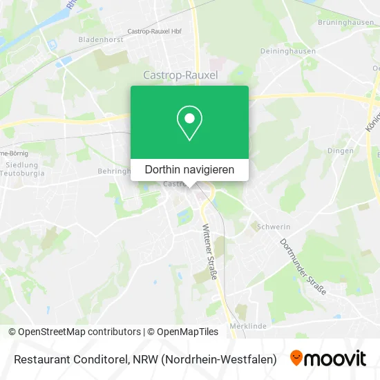 Restaurant Conditorel Karte