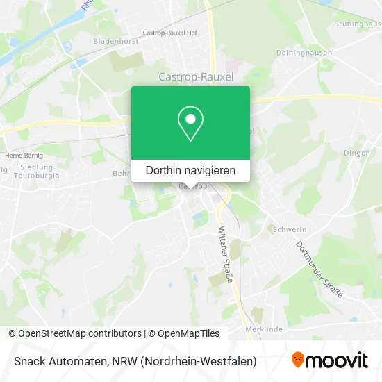 Snack Automaten Karte