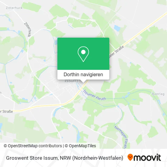 Groswent Store Issum Karte