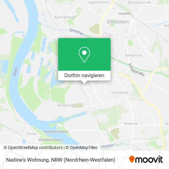 Nadine's Wohnung Karte