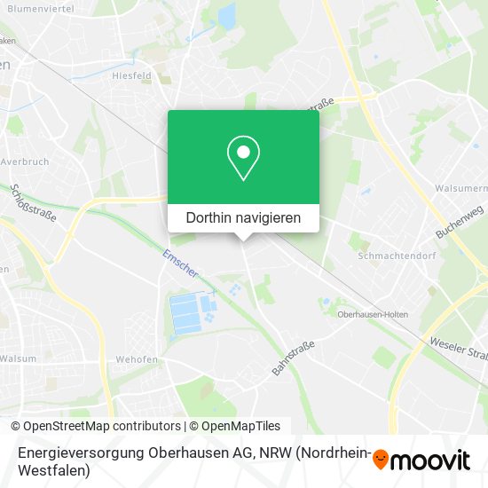 Energieversorgung Oberhausen AG Karte