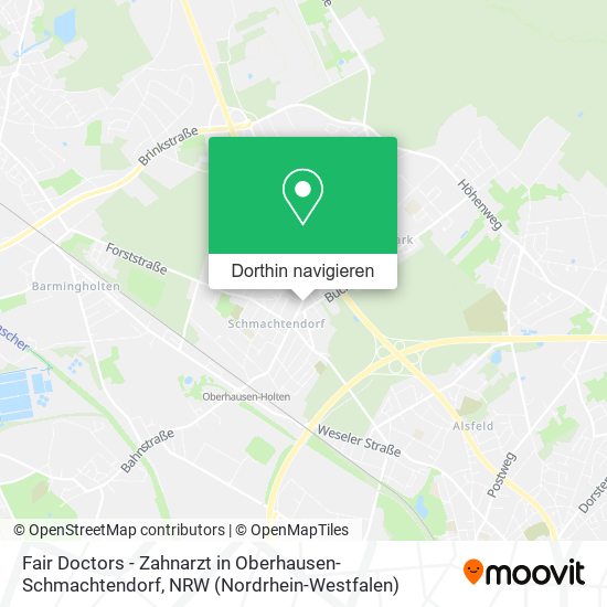 Fair Doctors - Zahnarzt in Oberhausen-Schmachtendorf Karte