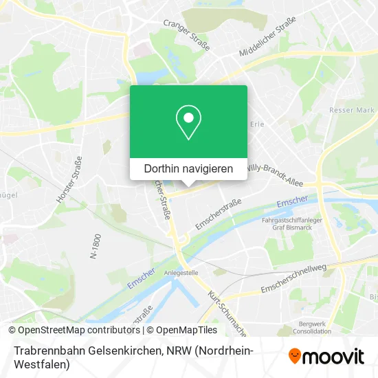 Trabrennbahn Gelsenkirchen Karte