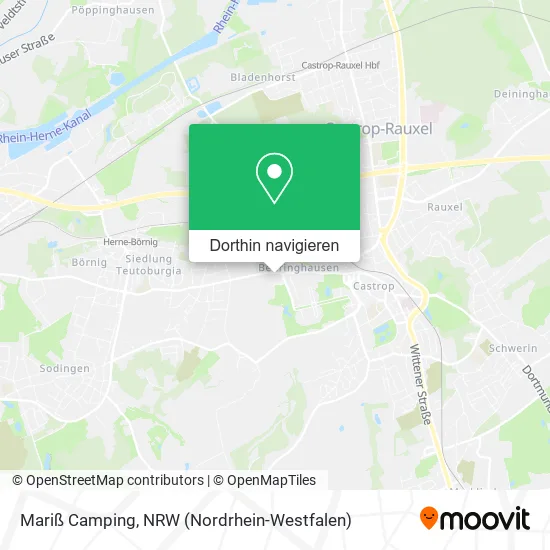 Mariß Camping Karte