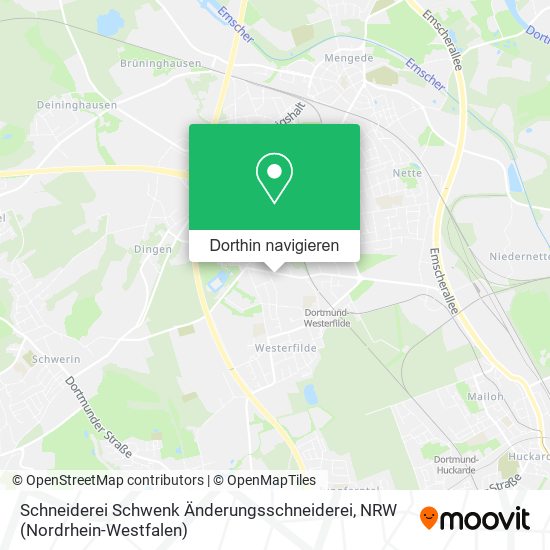 Schneiderei Schwenk Änderungsschneiderei Karte