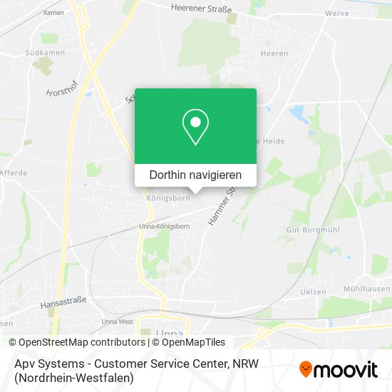 Apv Systems - Customer Service Center Karte