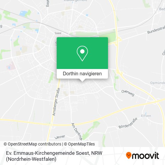 Ev. Emmaus-Kirchengemeinde Soest Karte