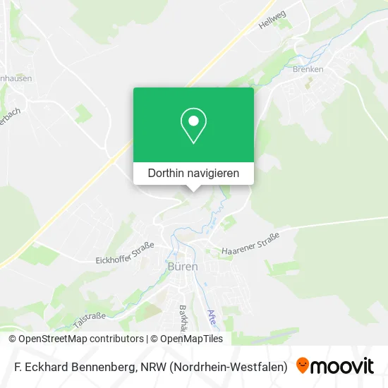 F. Eckhard Bennenberg Karte