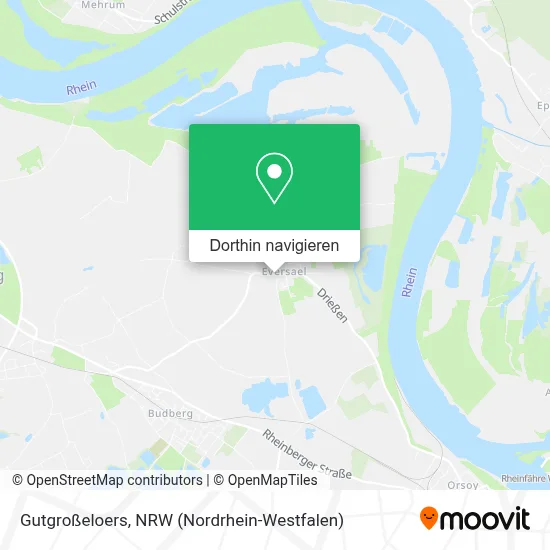 Gutgroßeloers Karte