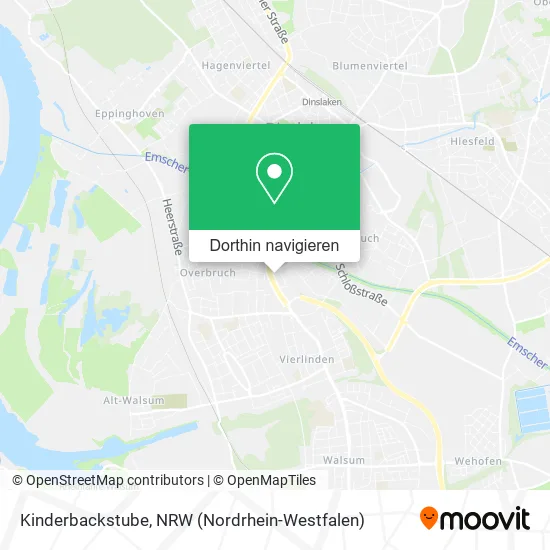 Kinderbackstube Karte