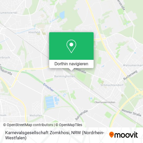 Karnevalsgesellschaft Zomkhosi Karte