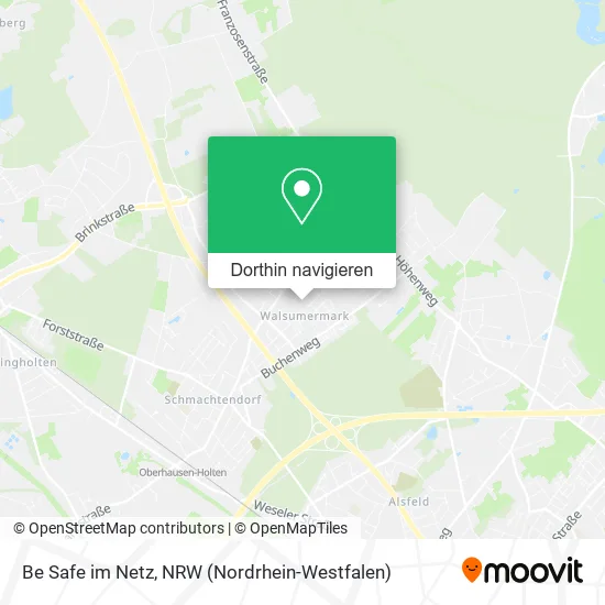 Be Safe im Netz Karte