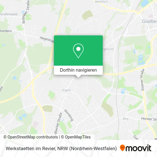 Werkstaetten im Revier Karte