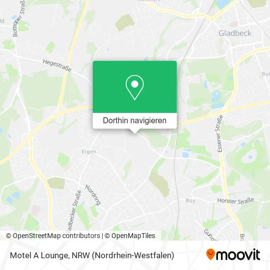 Motel A Lounge Karte