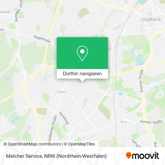 Melcher Service Karte