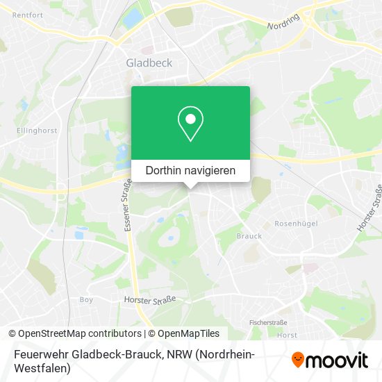 Feuerwehr Gladbeck-Brauck Karte