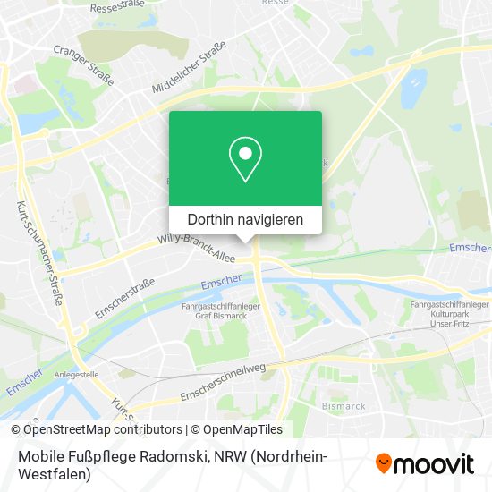 Mobile Fußpflege Radomski Karte