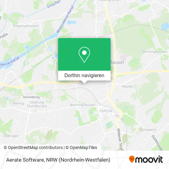 Aerate Software Karte