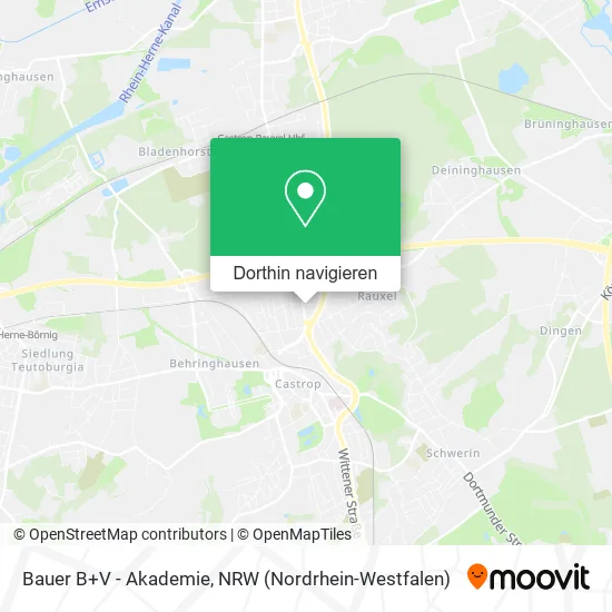 Bauer B+V - Akademie Karte