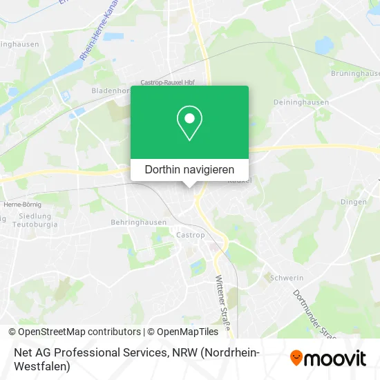 Net AG Professional Services Karte