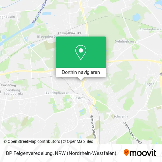 BP Felgenveredelung Karte