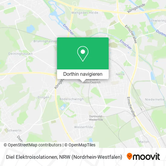 Diel Elektroisolationen Karte