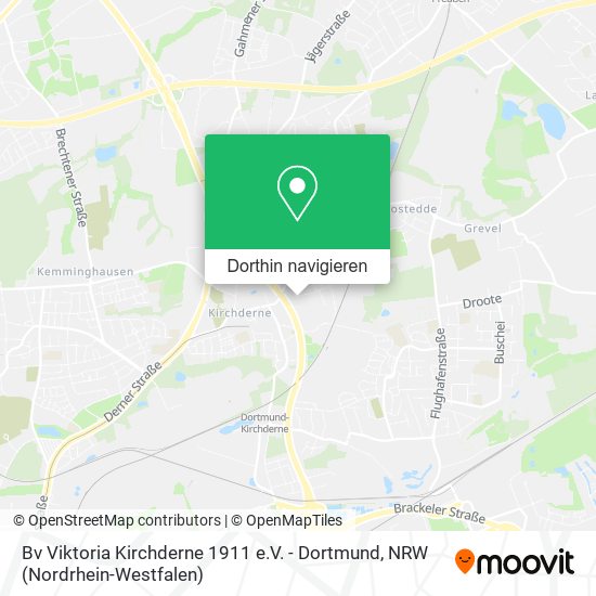 Bv Viktoria Kirchderne 1911 e.V. - Dortmund Karte