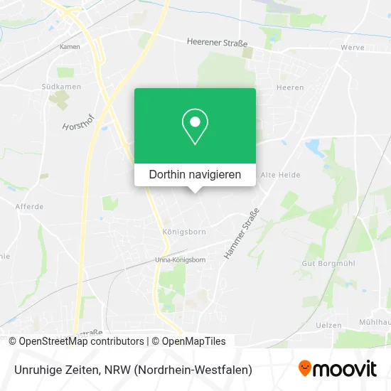 Unruhige Zeiten Karte