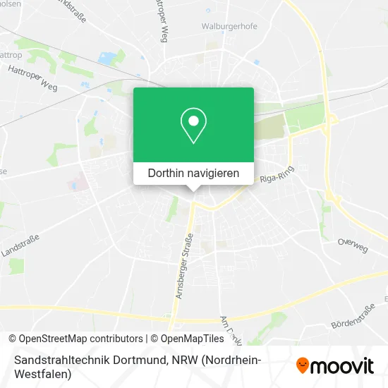 Sandstrahltechnik Dortmund Karte