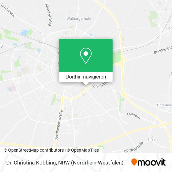 Dr. Christina Köbbing Karte