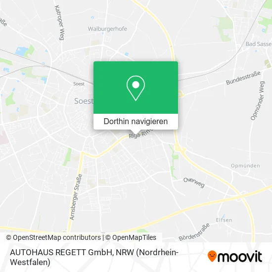 AUTOHAUS REGETT GmbH Karte