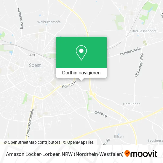 Amazon Locker-Lorbeer Karte