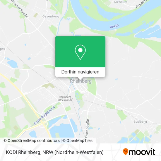 KODi Rheinberg Karte