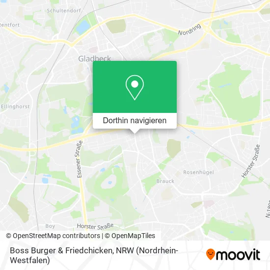 Boss Burger & Friedchicken Karte