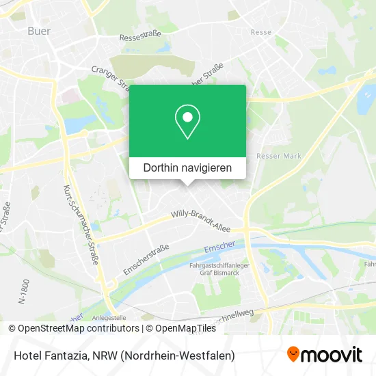 Hotel Fantazia Karte