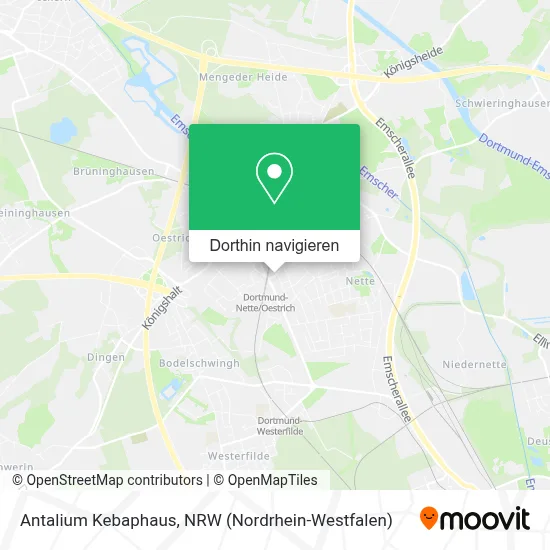 Antalium Kebaphaus Karte