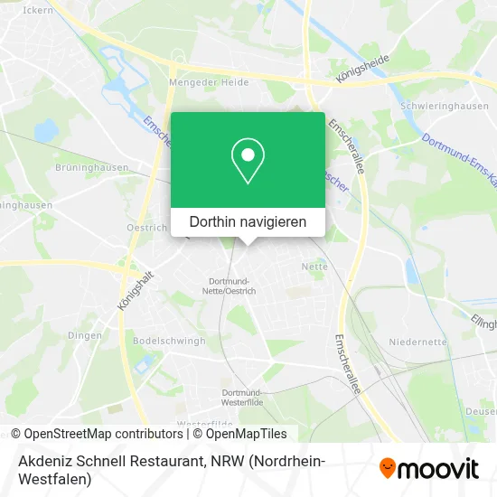 Akdeniz Schnell Restaurant Karte