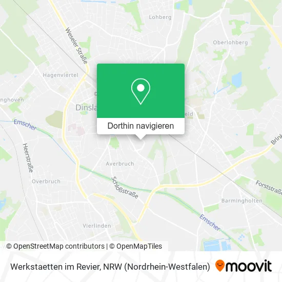 Werkstaetten im Revier Karte