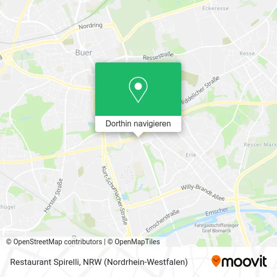 Restaurant Spirelli Karte