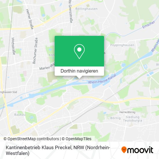 Kantinenbetrieb Klaus Preckel Karte