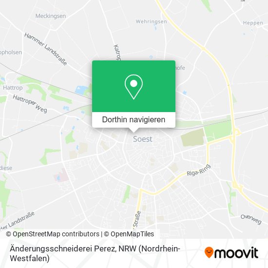 Änderungsschneiderei Perez Karte