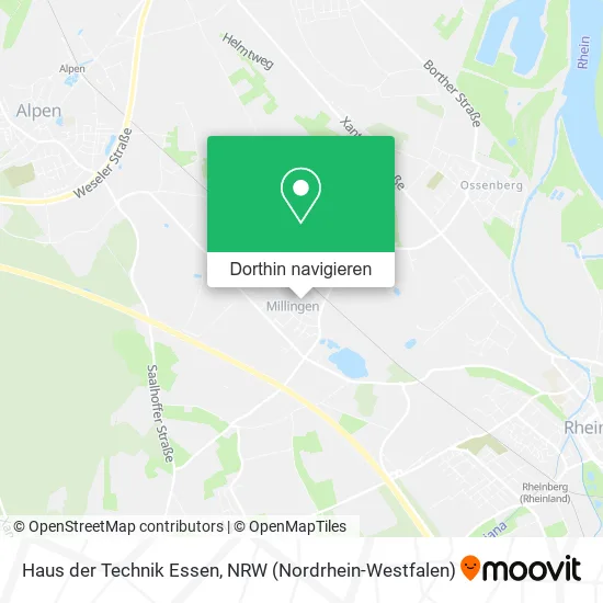 Haus der Technik Essen Karte