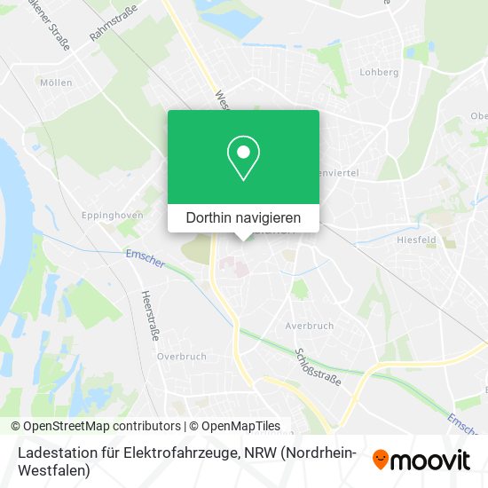 Ladestation für Elektrofahrzeuge Karte