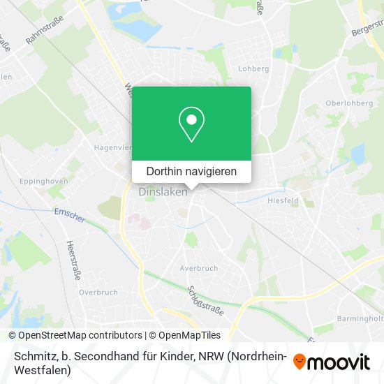 Schmitz, b. Secondhand für Kinder Karte