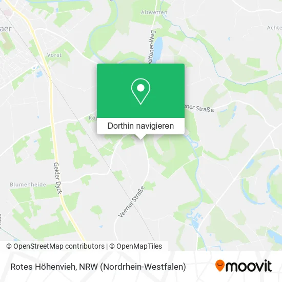 Rotes Höhenvieh Karte