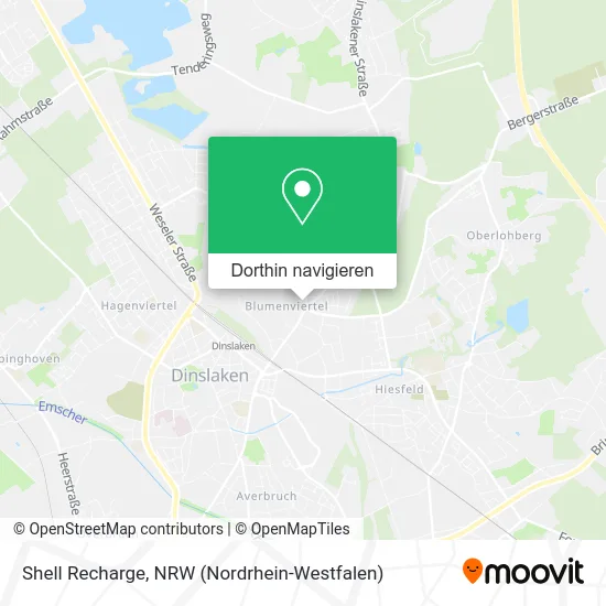 Shell Recharge Karte