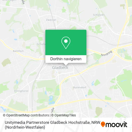 Unitymedia Partnerstore Gladbeck Hochstraße Karte