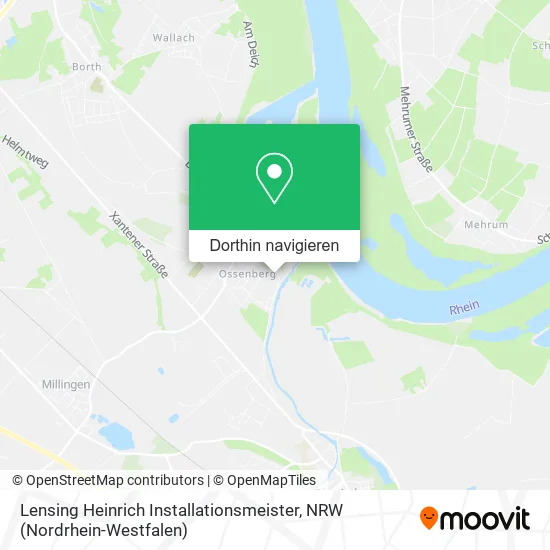 Lensing Heinrich Installationsmeister Karte