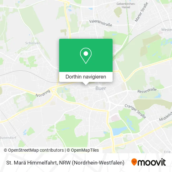 St. Marä Himmelfahrt Karte